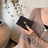 Fashion Small Wallet Flap Money Clip Coin Card Holder Driver's License Holder Lipstick Mirror Storage 031424a