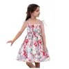 Vestidos da menina meninas menina vestidos princesa vestido impresso bebê floral praia suspender criança e flor de ouro para weddinggirls gota de dhx0t