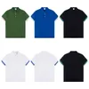 2019bb heren hoge kwaliteit polo merk Pony Borduren kleding heren stof Brief polo T-shirt kraag Casual T-shirt M-XXXL