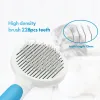 Grooming Masbrill Cam Comb Dog tar bort hårstrån Soft Brush Comb Cat Hair Cleaner Beauty Products Grooming Massage Brush for Dog Cat Supplies