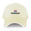 Ball Caps Paragwaj baseball czapka z flagą mężczyzn bawełniany kapelusz kobiety unisex szczyt