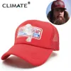 Ball Caps Climate Cosplay Koşu Şapkası 1994 Koşan Şapka Sporları Açık Ağ Kart Araba Net Beyzbol Snap Hat J240226