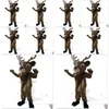 Mascot Costumes Elk Costume Suit Gra Gra Fancy Dress Fits Odzież Reklama Promocja Karnawał Halloween postać adt drop dhwa2