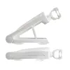 Wheels Support de volant de jeu de course multiangle blanc pour contrôleur de console Nintendo Wii