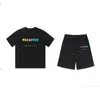 Designer DesignerHerren T-Shirts Trainingsanzüge T-Shirt Designer Stickerei Brief Luxus Schwarz Weiß Grau Regenbogenfarbe Sommer Sport Kurzarm Frühling Sommer Flut mich