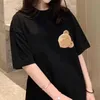 Designer New Fashion Brand PA Palmsangel Teddy Bear Short Sleeve Cotton Oversize Loose T-shirt för män och kvinnor Designer7qqe