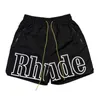 Designer designer shorts summer fashion beach pants Men high quality street wear red blue black purple pants rhude shorts mens short size:S-XL designer4LPO