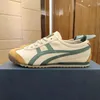 Onitsuka kaplan tasarımcısı koşu ayakkabıları düşük üst retro atletik erkek kadın eğitmenleri açık spor spor ayakkabıları obsidiyen gri krem ​​beyaz siyah sarmaşık açık parkur spor ayakkabılar