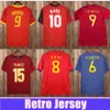 1992 2012 Camisetas de fútbol CAMINERO para hombre Equipo nacional PUYOL A.INIESTA SILVA SAUL ISCO M.ASENSIO DAVID VILLA Local Rojo Visitante Azul GK Footall Shirts
