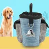 Sac de friandises de grande capacité pour vêtements de chien avec trou de merde, pochette d'entraînement à sangle réglable, étanche Oxford Snack