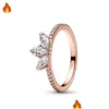 Bröllopsringar Autentiska fit Women Rings Charms Charm Meteor som önskar Bone Petal Exempel Drop Leverans smycken Ring OT3P5