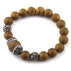 Bedelarmbanden Mode Mooie natuursteen Druzy met ovale pave bal