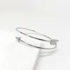 2023 Trendy Delicate Elegant Love Theme Jewelry Tarnish-free Stainless Steel Gold Silver Color Thin Chain Arrow Bangle