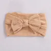 Hair Accessories Baby Elastic Headband Jacquard Wide Nylon Bow Children's Band