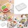 Lunch Boxes&Bags Large Capacity Microwave Heated Lunch Box Portable Sealed Bento Divided Fresh-Kee Student Office Drop Delivery Home G Ot9Ai