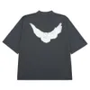 Designer Luxury Spring and summer KanyeS Classic Peace Dove American High Street FOG short sleeve bottom shirt loose T