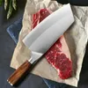 Kök knivar kinesisk skivad kniv skarp rostfritt stål klyver skivning kock fisk kött grönsaker matlagningsverktyg med presentförpackning Q240227