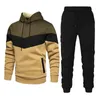 Survêtements pour hommes 2024 Mode Top Qualité Mens Survêtement Wear Stripe Sweats à capuche Pantalons de survêtement 2 pièces Ensemble Automne Hiver Streetwear Casual Jogging