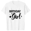 Tenues assorties pour la famille, T-shirt assorti pour la fête d'anniversaire des filles, maman, papa, frère, sœur des filles, hauts d'équipe d'anniversaire, t-shirts à manches courtes