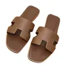 2024 New Style Summer Best Quality Designer Sandal Outwear Leisure Vacation Slides Beach Flat Slippers Fashion Genuine Leather Shoes For Women