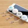 Sleutelhangers Set Van 2 Veelzijdige Scherm Schoonmaken Gereedschappen Zachte Microfiber Doek Voor Telefoon Doeken Macaron Telefoons Strings Dropship