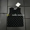 Luxo strass tank topos designer sem mangas malha superior elegante casual tanque t camisa de verão esportes apoio camisa feminina yoga colete