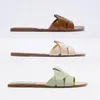Chinelos de verão sapatos femininos designer tendência moda confortável cruz sandálias planas simples flip-flops mulheres usam