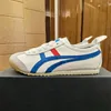 Onitsuka kaplan tasarımcısı koşu ayakkabıları düşük üst retro atletik erkek kadın eğitmenleri açık spor spor ayakkabıları obsidiyen gri krem ​​beyaz siyah sarmaşık açık parkur spor ayakkabılar