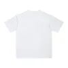 남자 T 셔츠 보라색 브랜드 티셔츠 1 : 1 2024 패션 여름 잉크 스플래시 천사 인쇄 느슨한 짧은 슬리브 지방 지방