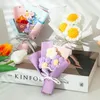 Mini Bouquet de fleurs décoratives, tissé au Crochet, pour remise de diplôme, tricot, cadeaux pour invités de mariage, décor de l'année