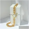 Colliers chaîne collier ras du cou étoile serrure pendentif colliers pour femmes bijoux 18 carats plaqué sous vide en acier inoxydable métal de haute qualité Dhulj