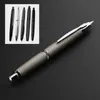 Majohn A1 AK1 Press Fountain Pen Fish Scale Pattern EF 04mm Nib Metal Writing Ink Pens School Supplies Office Gifts 240219