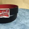 Belts Red bottom Belt couple style belt for men women premium quality belt 38 mm designer womens belt 5 A European size real calfskin brass gold plated 007 240226