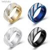 Solitaire Ring Zorcvens 2023 Новое четыре цветного обручального кольца из нержавеющей стали для женского мужчина модные ювелирные украшения Высококачественное оптом 240226