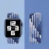 Apple Watch Bands Chain Strap Top Quality Metal Strap for Appleシングルループストレッチナイロン編組ウォッチバンドIWATCHシリーズ1 2 3 4 5 6 7 SEに適用