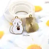 Charms 10 stks Drinkmelk Thee Kat Emaille Leuke Mooie Dieren Hanger Voor Oorbel Sleutelhanger Accessoire Diy Sieraden Maken