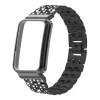 Kettingarmband voor Xiaomi Mi Band 7 Pro Rieme Case Protector Diamond Metal Watch Band voor Mi Band 7 Pro Protective Cover Bumper Frame