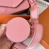 Дизайнерская сумка через плечо Crossbody 18x10 см. Роскошная сумка-мессенджер, кошелек, любимый кошелек, комплект из 3 предметов, цепочка, классическая подарочная коробка