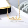 Custom Arabic Name Necklace For Women Personalized Stainless Steel Gold Chain Islamic Necklaces Pendant Jewelry Ramadan Gifts 240221