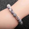 Beaded Natural Crystals Healing Stones Bracelets Handmade Beads Depression Anti Anxiety Stress Relief Meditation Yoga Gifts for Women YQ240226