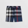 Projektant Checked Shorts Męskie spodnie letnie spodnie na plażowe spodnie proste sportowe spodni designerwwqi