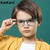 Óculos de sol enquadram Katkani New Shu Box TR90 Anti Blue Light Childrens Eye Protector Frame Prescription Glasses para meninos e meninas F8500