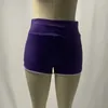Shorts femininos calças de yoga cintura alta esportes elástico fino ajuste fitness aperto abdominal correndo