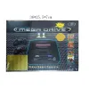 Spelare Nya 16 -bitars retro videospelkonsol med Wired GamePad Support Game Card Home Game Console för MD Sega Family Game EU Plug