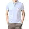 Polos pour hommes T-shirt à manches courtes blanches Funny Hommes Fashion Guns Ne tuez pas les gens Papas Do Imprimé O Cou Top Tendance