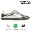 2024 Designer Casual Shoes Wales Bonner Leopard Dark Brown Silver Metallic Core Black Core Black Sneakers For Men Women Flats Chaussure Luxury Trainers