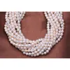 Hängen Baroqueonly Natural Pearl Necklace Classical Style 925 Sterling Silver Clasp Chocker 4A Gift for Women Party Fashion NCA