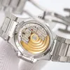 2024 QC Najnowszy luksusowy zegarek damski 35 mm Diamentowy ramka czarna wybieranie niebieskiego skarbnika mechanicznego przezroczystego cal.324SC Mechanical Automatyczne zegarek kobiet P001