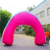 8mH (26ft) with blower Fancy Inflatable Shark Arch With Strip and Blower For Mall Advertising Theme Decoration