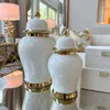 Butelki do przechowywania dekoracyjne wazony ceramiczne obiekty półki na półkę dinning stół kwiatowy słoik kwiatowy dla domowych półek stołowych
